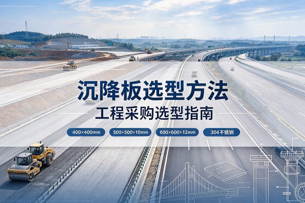 边坝沉降板选择方法