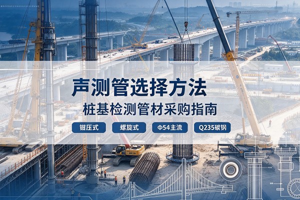 边坝声测管选型标准