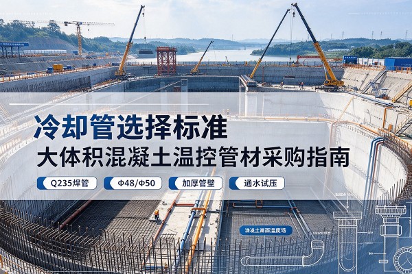 边坝冷却管选择标准