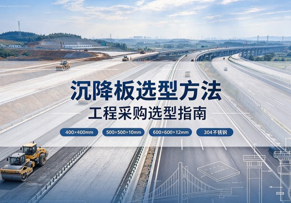 边坝沉降板选择方法