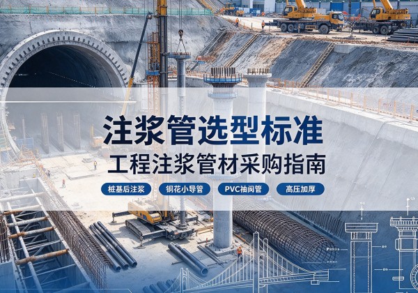 边坝注浆管选型标准